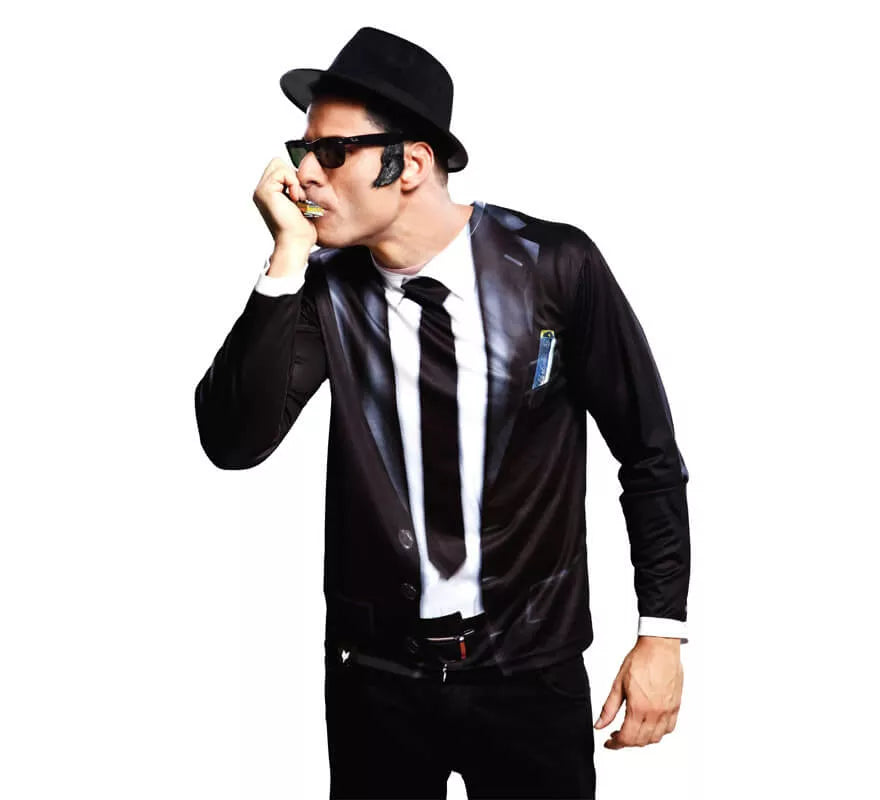 Translation missing: it.Camiseta disfraz Bluesman para hombre