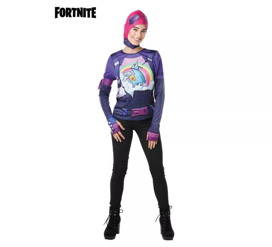 Translation missing: it.Camiseta Disfraz con Capucha Brite Bomber Fortnite para mujer