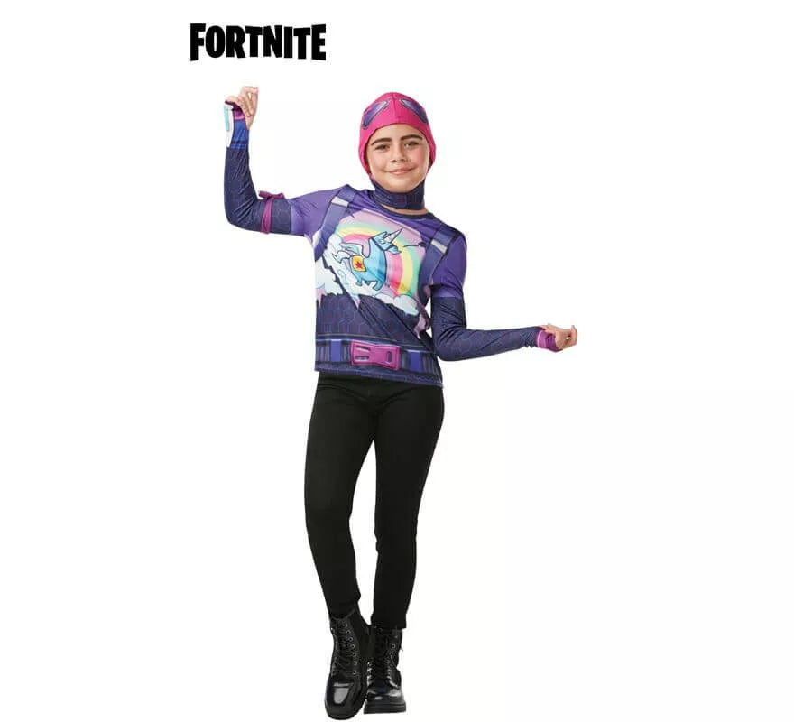 Translation missing: it.Camiseta Disfraz con Capucha Brite Bomber Fortnite para niña y adolescente