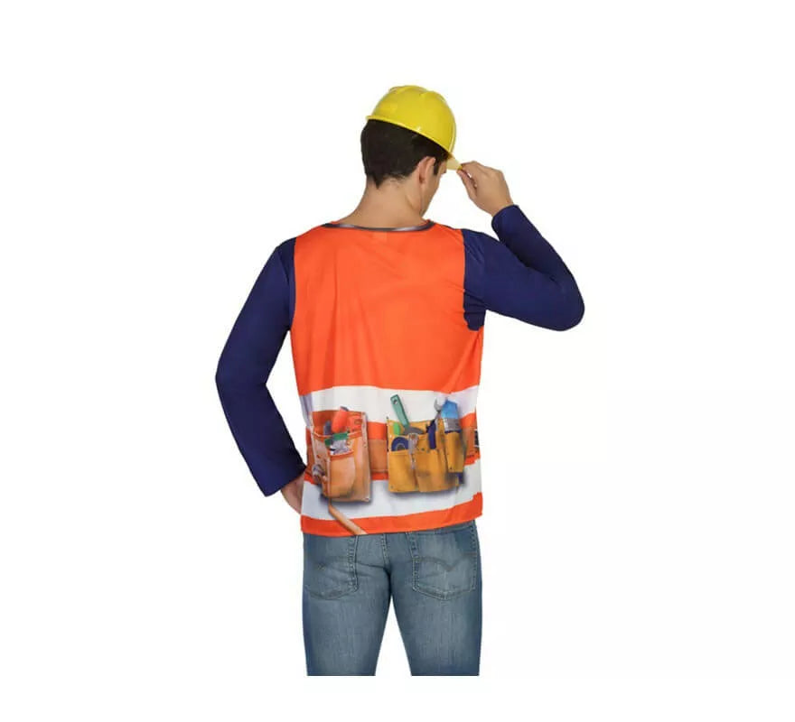 Translation missing: it.Camiseta disfraz de Albañil para hombre