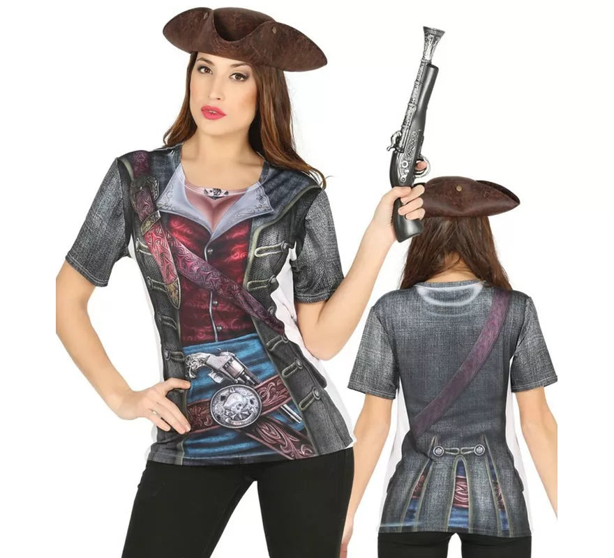 Translation missing: it.Camiseta disfraz de Corsaria para mujer