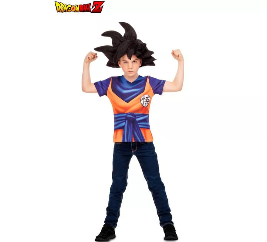 Translation missing: it.Camiseta disfraz de Son Goku para niño