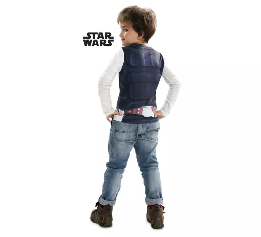 Translation missing: it.Camiseta disfraz Han Solo de Star Wars para niño