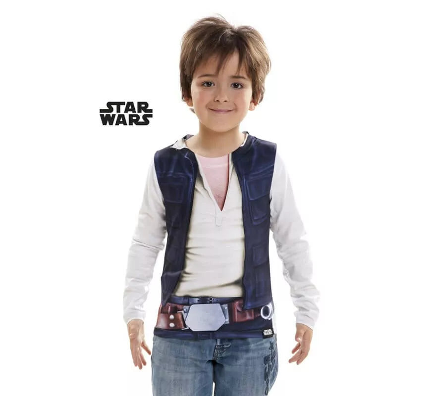 Translation missing: it.Camiseta disfraz Han Solo de Star Wars para niño