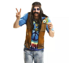 Camicia da uomo hippy per uomo