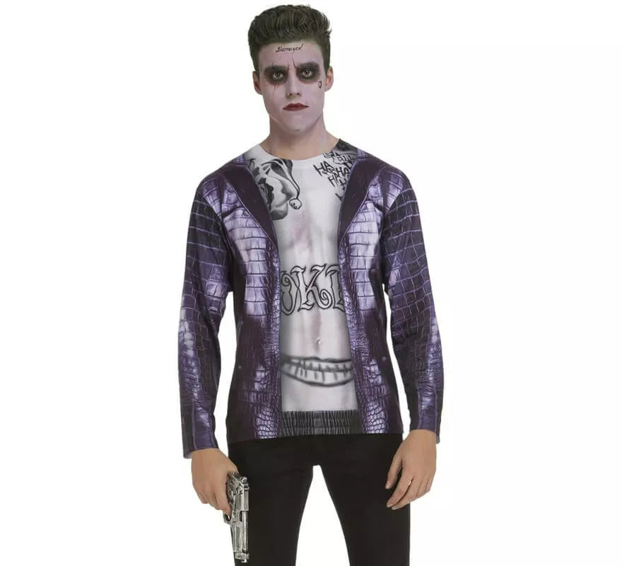 Translation missing: it.Camiseta disfraz Joker Suicida para hombre