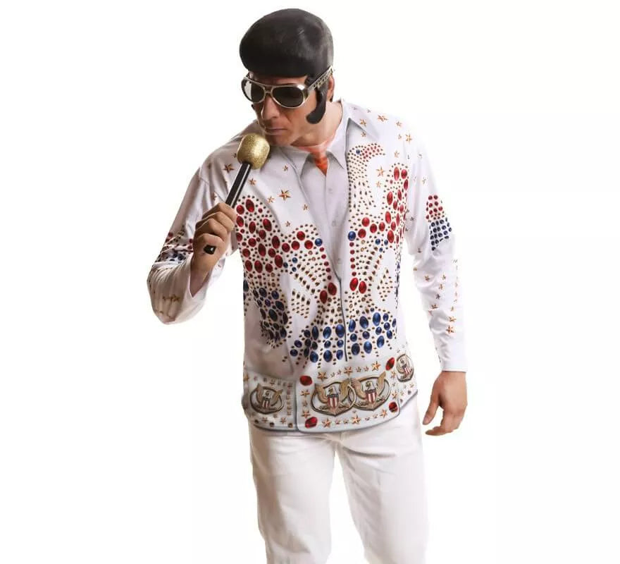 Translation missing: it.Camiseta disfraz rey del rock para hombre