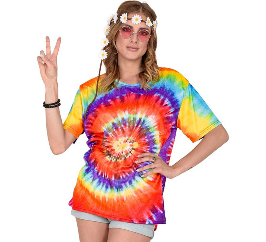 Translation missing: it.Camiseta Hippie Tie-Dye para adultos