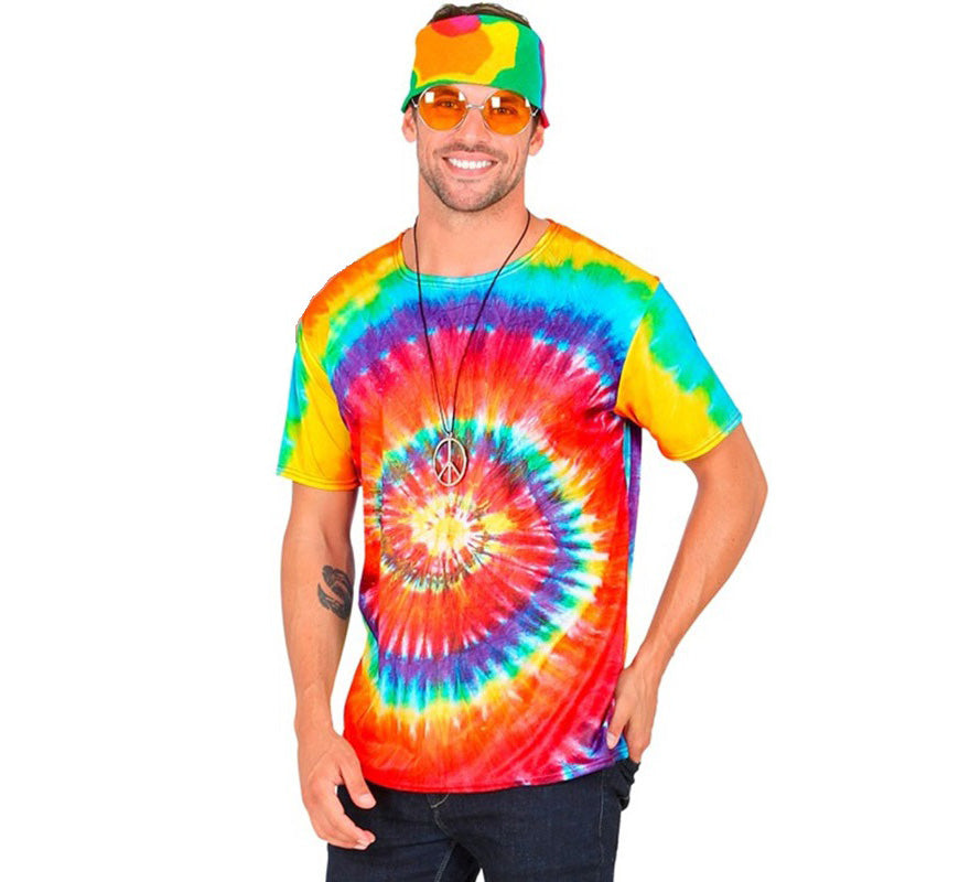 Translation missing: it.Camiseta Hippie Tie-Dye para adultos