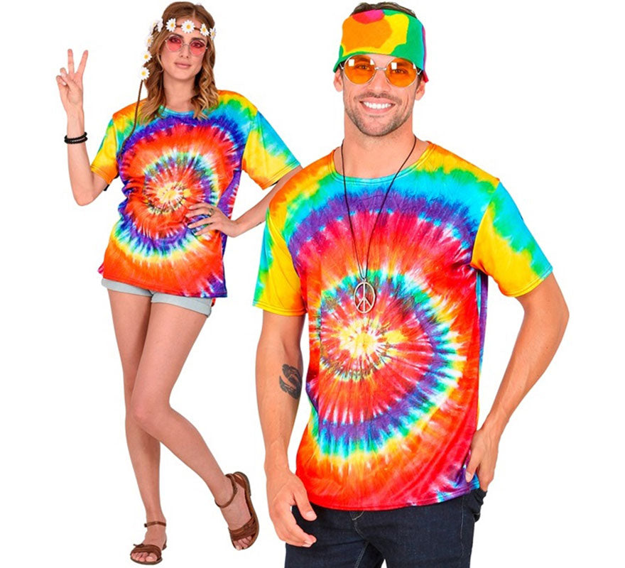 Translation missing: it.Camiseta Hippie Tie-Dye para adultos