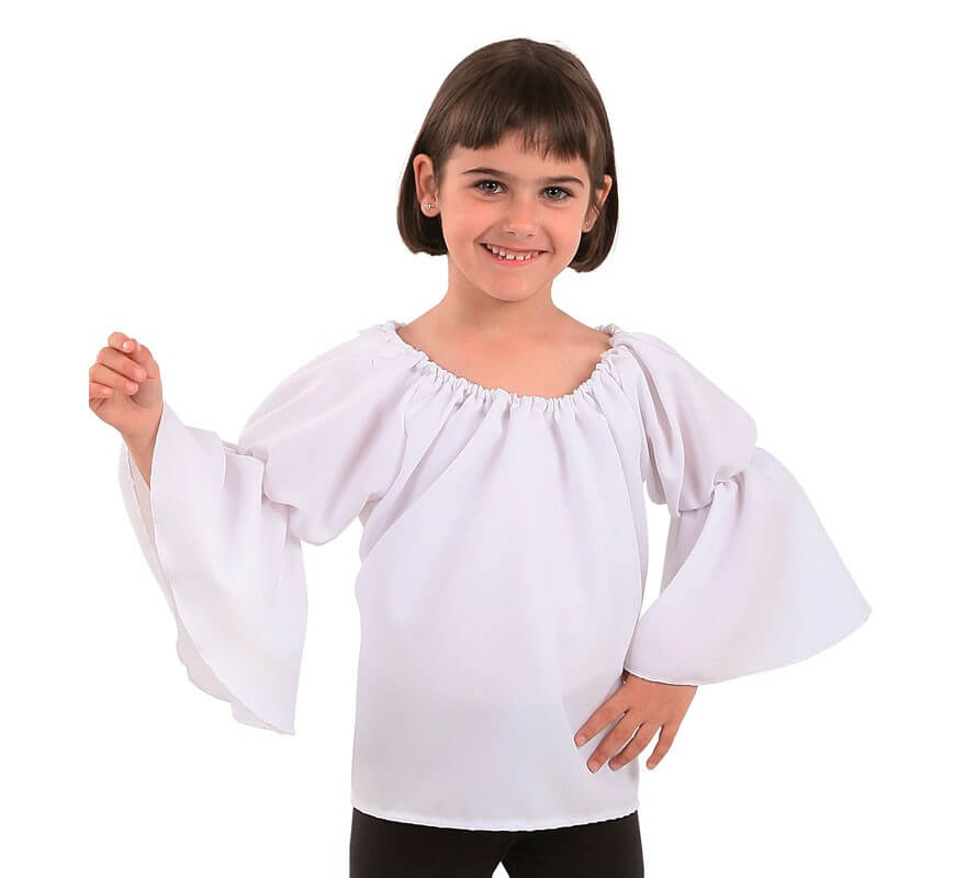 Translation missing: it.Camiseta Medieval Blanca para niños