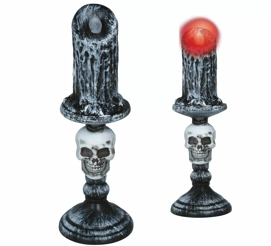 Translation missing: it.Candelabro Calavera con Luz de 26 cm