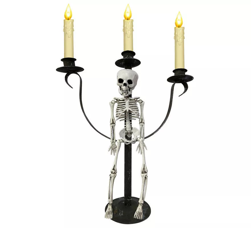 Translation missing: it.Candelabro con Esqueleto de 30X5,5X33,5 cm