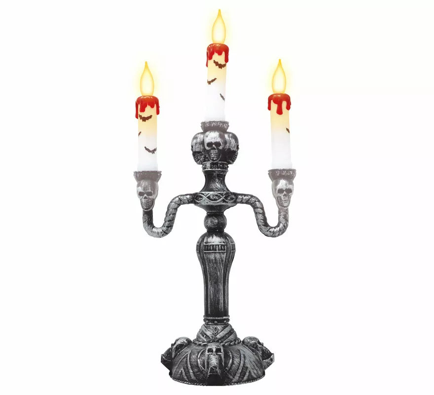 Translation missing: es.Candelabro de 3 Velas con Luz de 40 cm