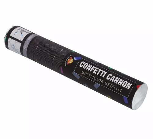 Cañón Confetti Kabuki Metálico Multicolor de 30 cm