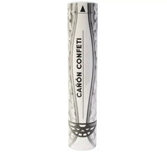 Cannone Kabuki per coriandoli a forma di stella d'argento da 30 cm