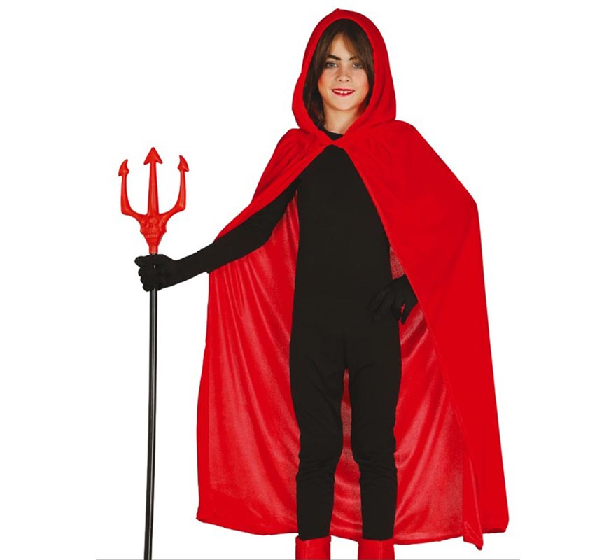 Translation missing: it.Capa con Capucha Roja Terciopelo para niños 100 cm