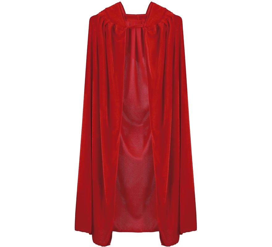 Translation missing: it.Capa con Capucha Roja Terciopelo para niños 100 cm