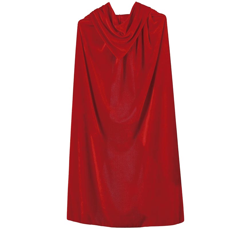 Translation missing: it.Capa con Capucha Roja Terciopelo para niños 100 cm