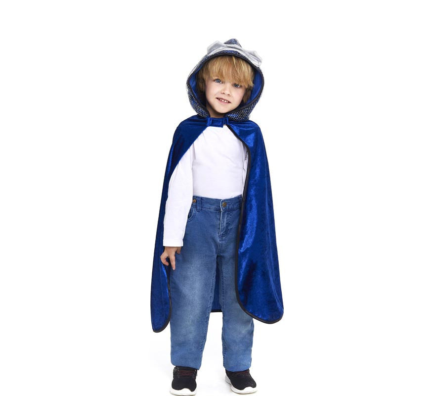 Translation missing: es.Capa de Caballero azul con capucha infantil