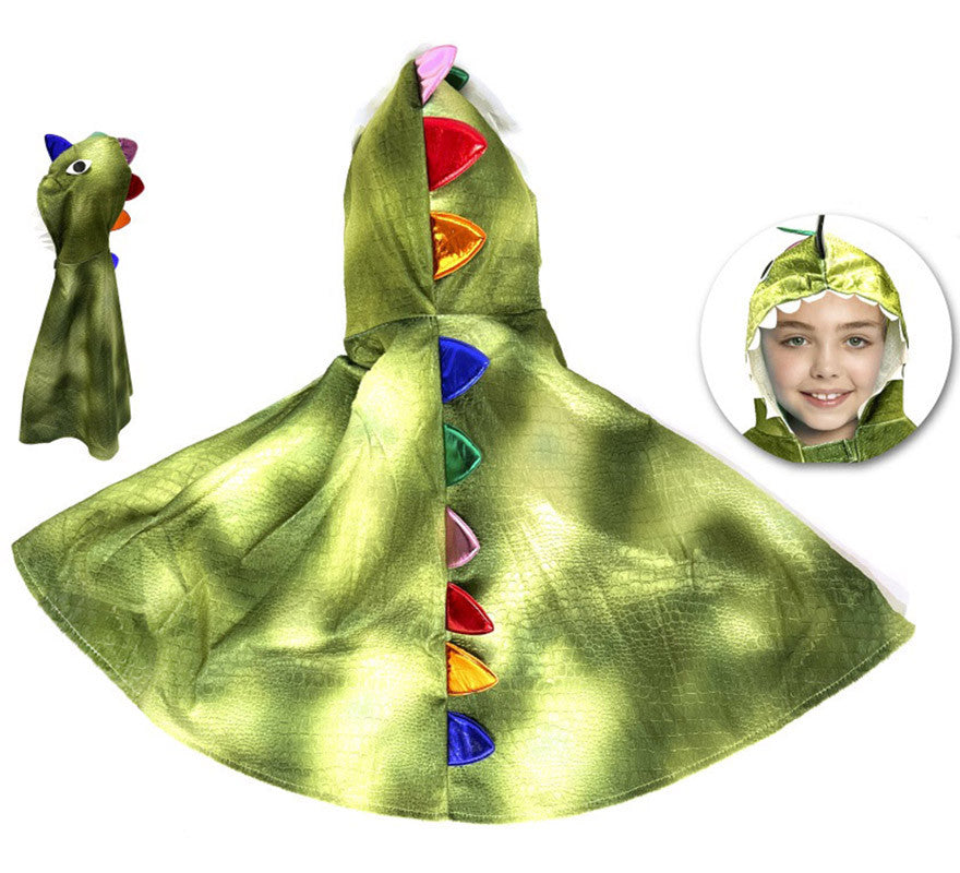 Translation missing: es.Capa de Dragón Verde Infantil