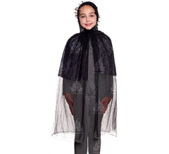 Mantella in Pizzo Nero per Bambini 90 cm