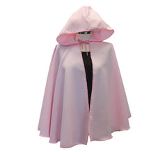 Breve cappotto medievale rosa per adulti