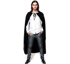 Mantello nero per adulti 130 cm