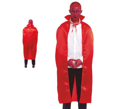 Mantello da demone rosso da 140 cm