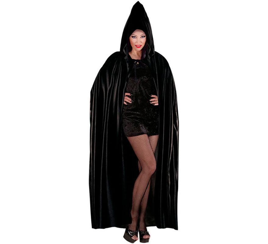 Translation missing: it.Capa Siniestra negra con Capucha de 142 cm para adultos