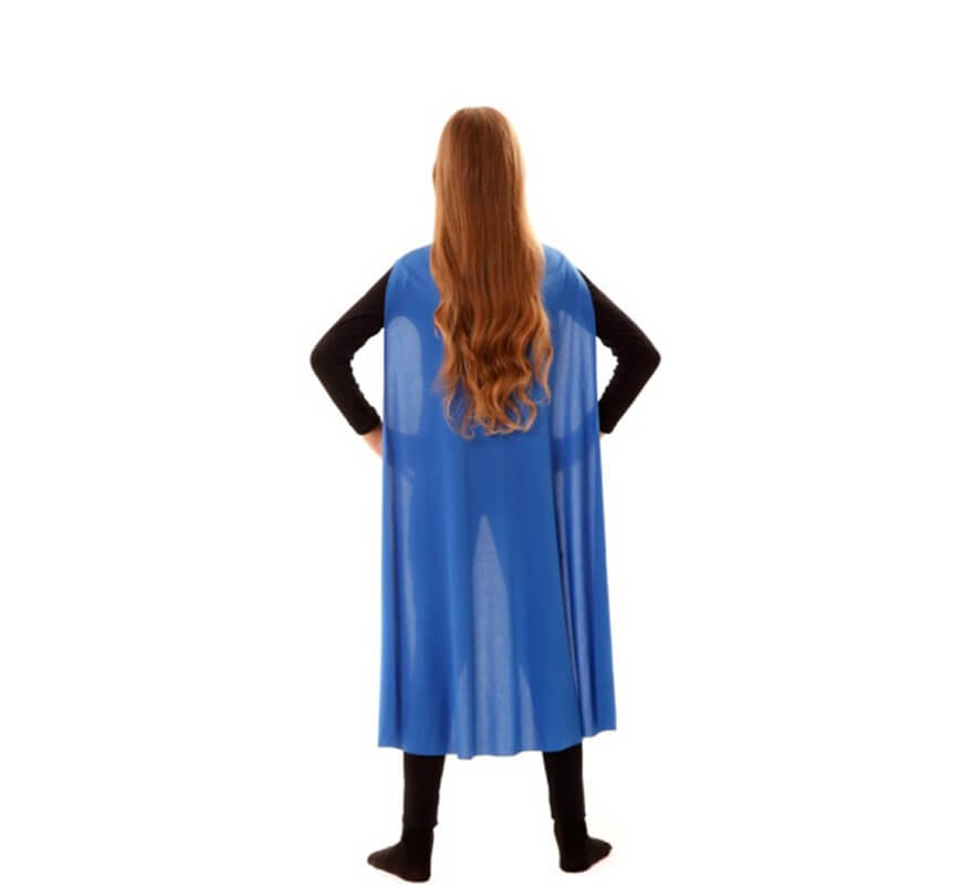 Translation missing: es.Capa Superhéroe Infantil Azul de 90 cm