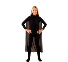 Capo da supereroe da bambino di 90 cm nero