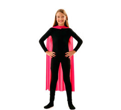Cappotto da supereroe rosa 90 cm