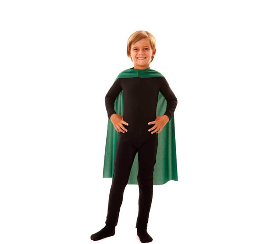 Translation missing: it.Capa Superhéroe Infantil Verde de 70 cm