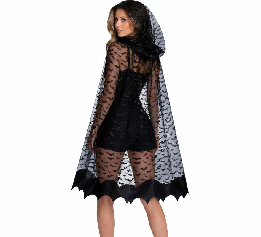 Translation missing: it.Capa Transparente Murciélagos de 135 cm para mujer