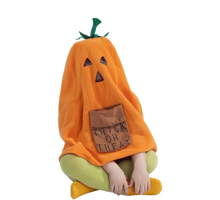 Translation missing: it.Capucha con Capelina de Calabaza Truco o Trato para niños