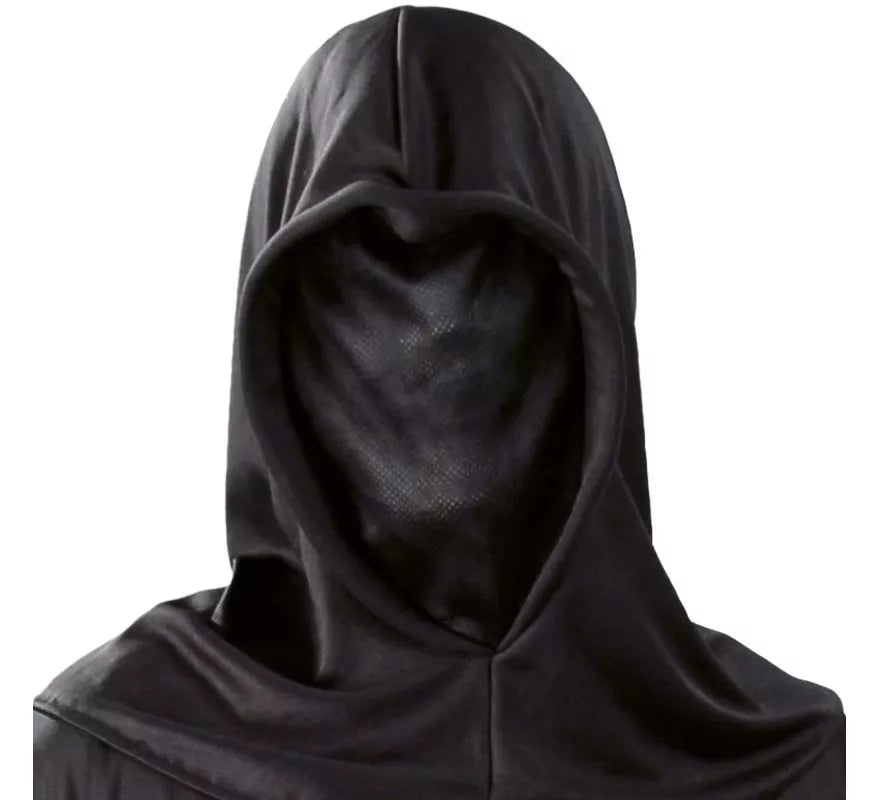 Translation missing: it.Capucha negra de tela para Halloween