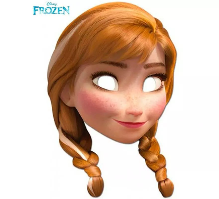 Translation missing: it.Careta de Anna de Frozen El reino del hielo de cartón