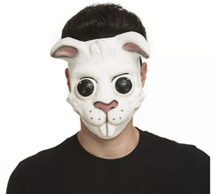 Ridendo maschera di coniglio