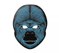 Maschera da gorilla illuminazione led