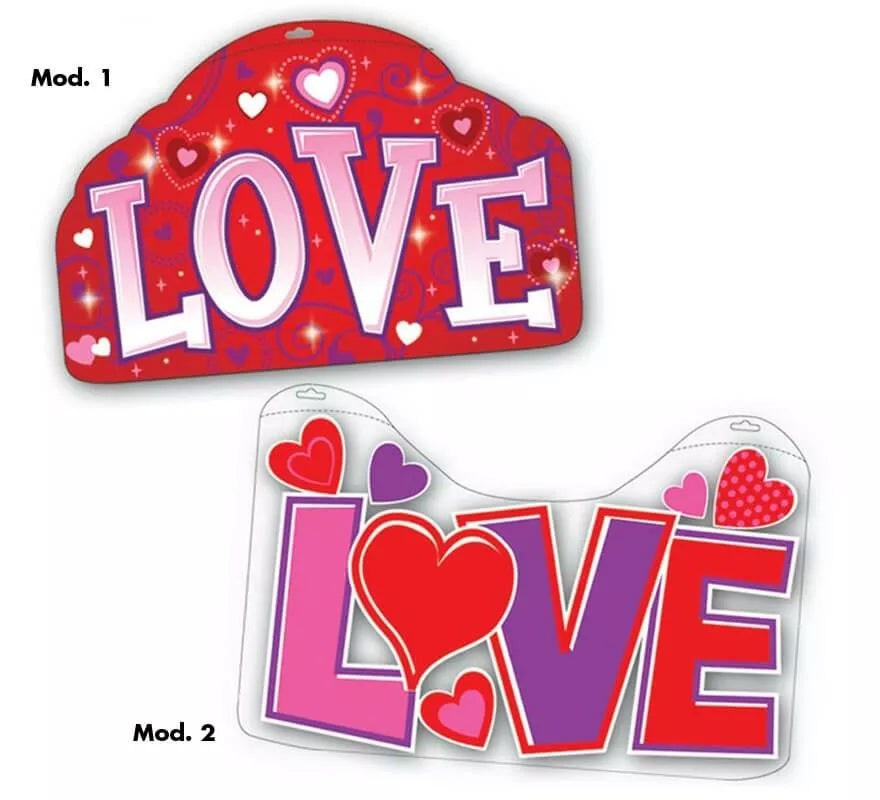 Translation missing: it.Cartel de decoración Love de 51x33 cm en 2 modelos