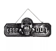 Cartello Keep Out in schiuma che misura 40x16,5x3 cm