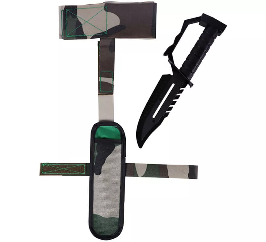 Translation missing: es.Cartuchera con Cuchillo de combate 28x6 cm