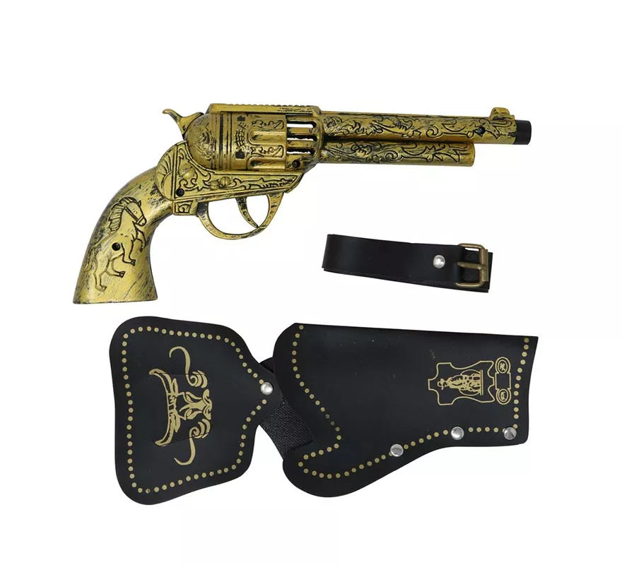 Cartuchera con pistola de 29 cm de Vaquero