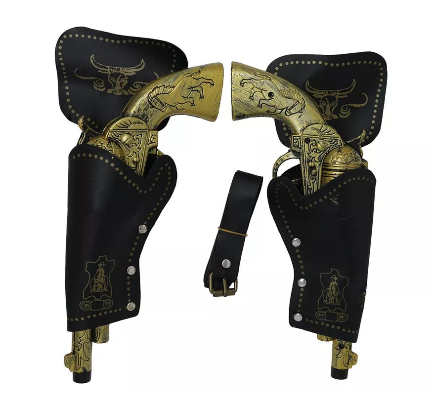 Translation missing: es.Cartuchera doble con pistolas de 29 cm