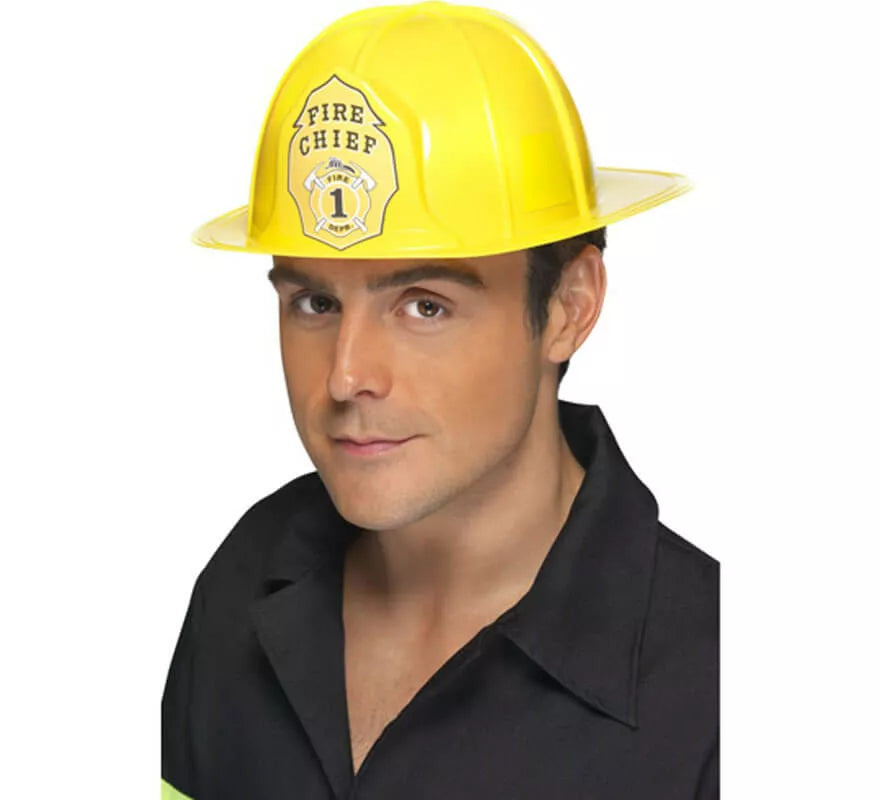 Translation missing: es.Casco Amarillo de Bombero de PVC
