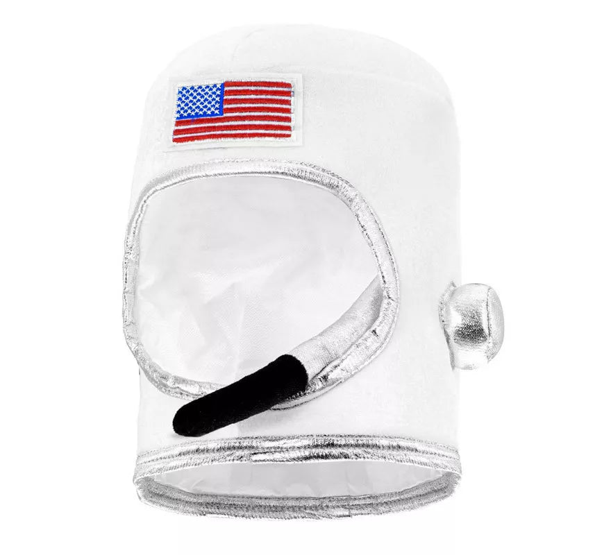 Translation missing: es.Casco Astronauta Blanco USA para adulto