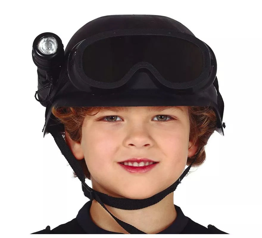 Translation missing: it.Casco de Antidisturbios con Linterna para niños