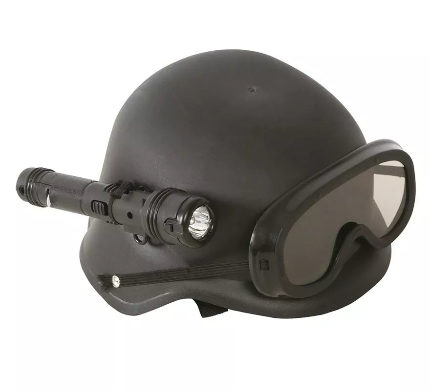 Translation missing: es.Casco de Antidisturbios con Linterna para niños
