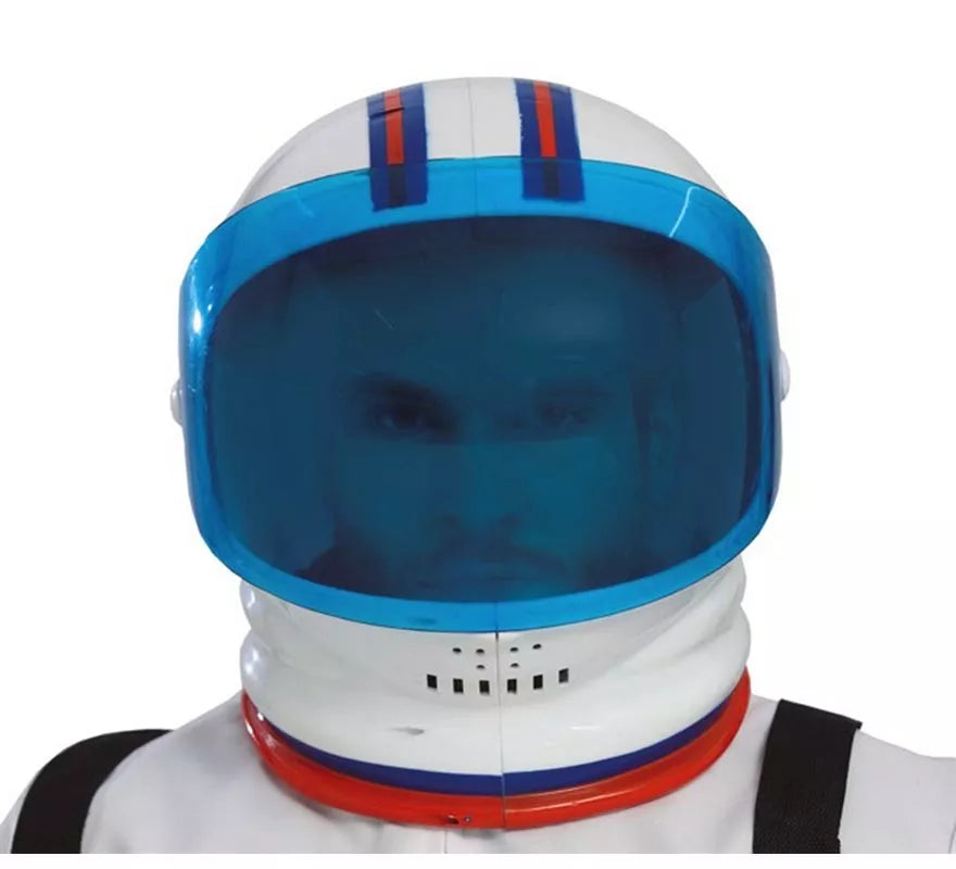 Translation missing: es.Casco de Astronauta Blanco y Azul